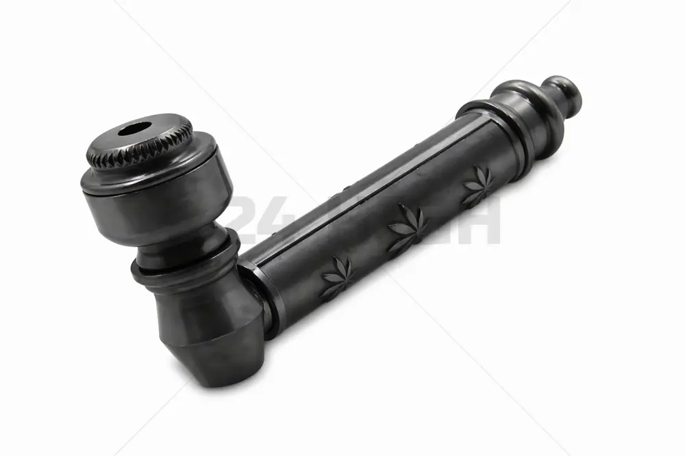 Hand Pipe Silver - Leaf