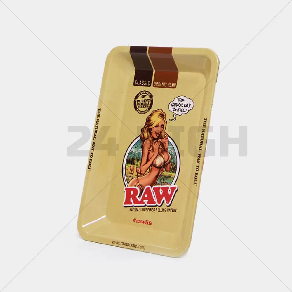RAW  Bikini Small Metal Rolling Tray