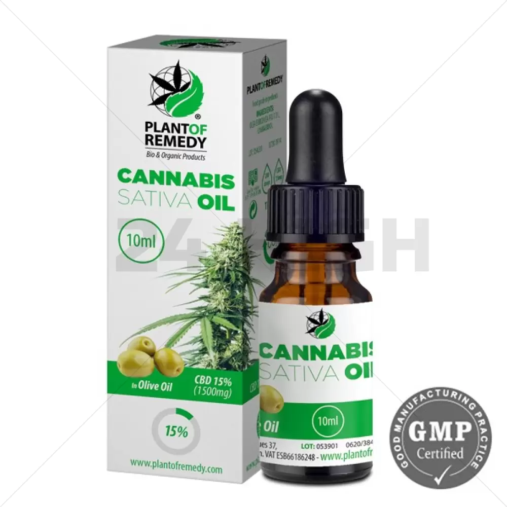 Plant of Remedy Cannabis Olie met Olijfolie - 15% CBD (1500mg)