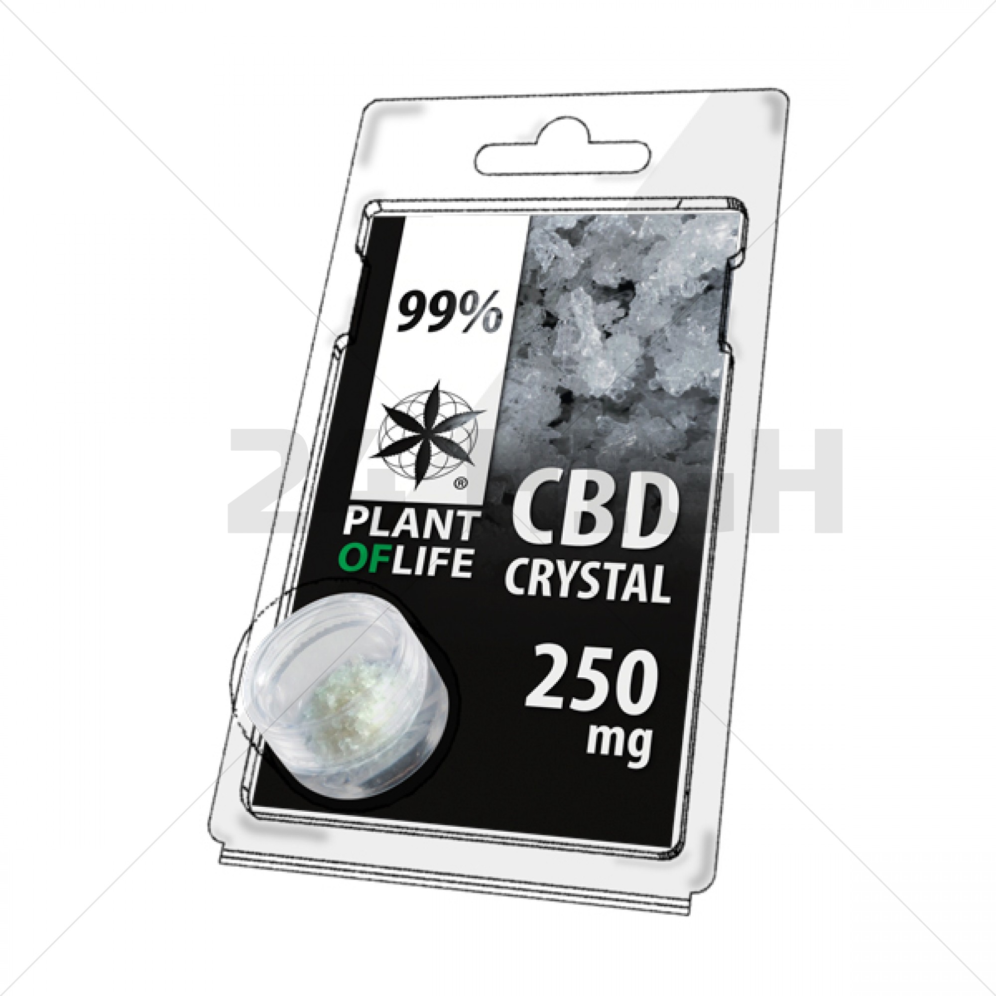 CBD Kristallen 250 mg Plant Of Life