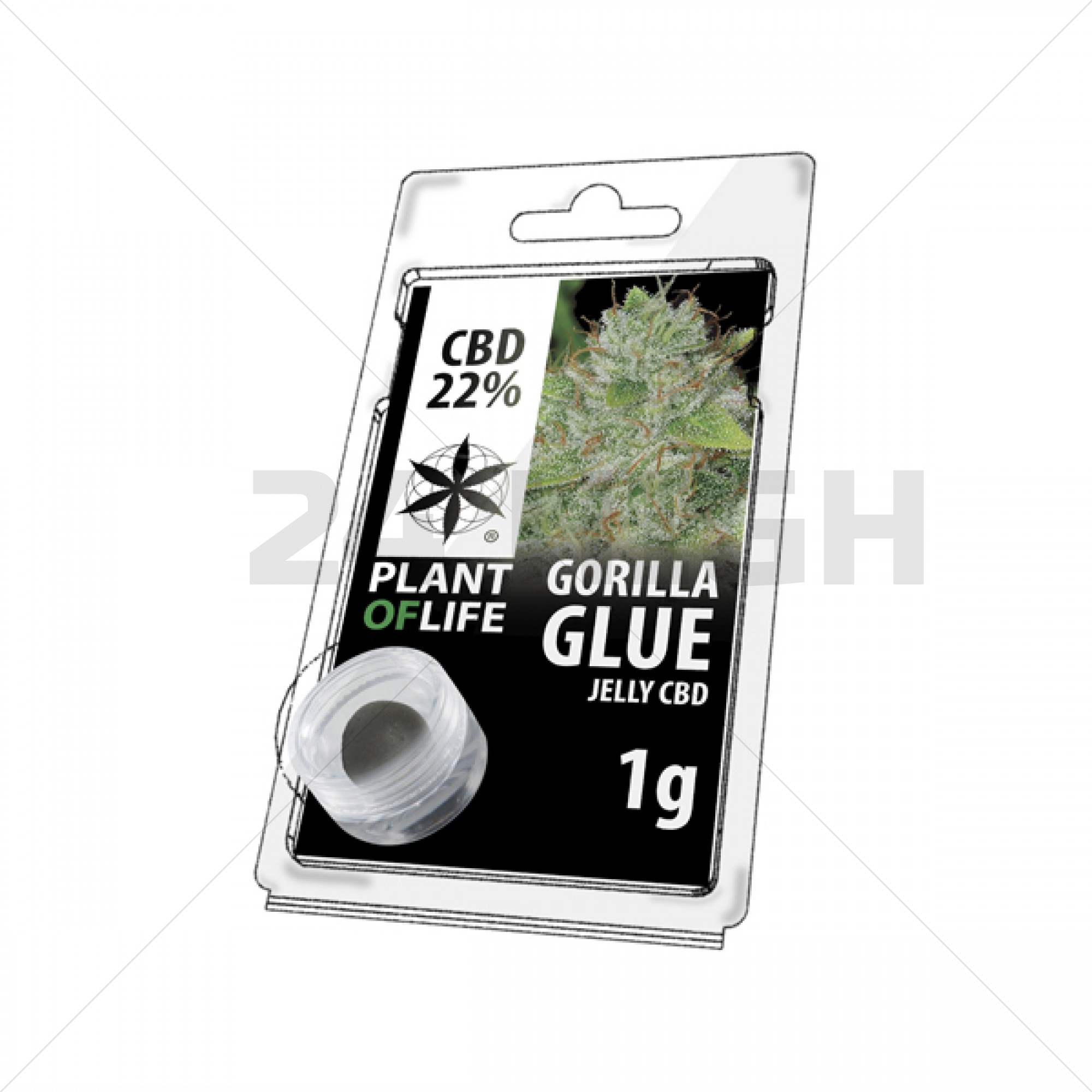 Jelly 22% CBD Gorilla Glue Extraction 1G