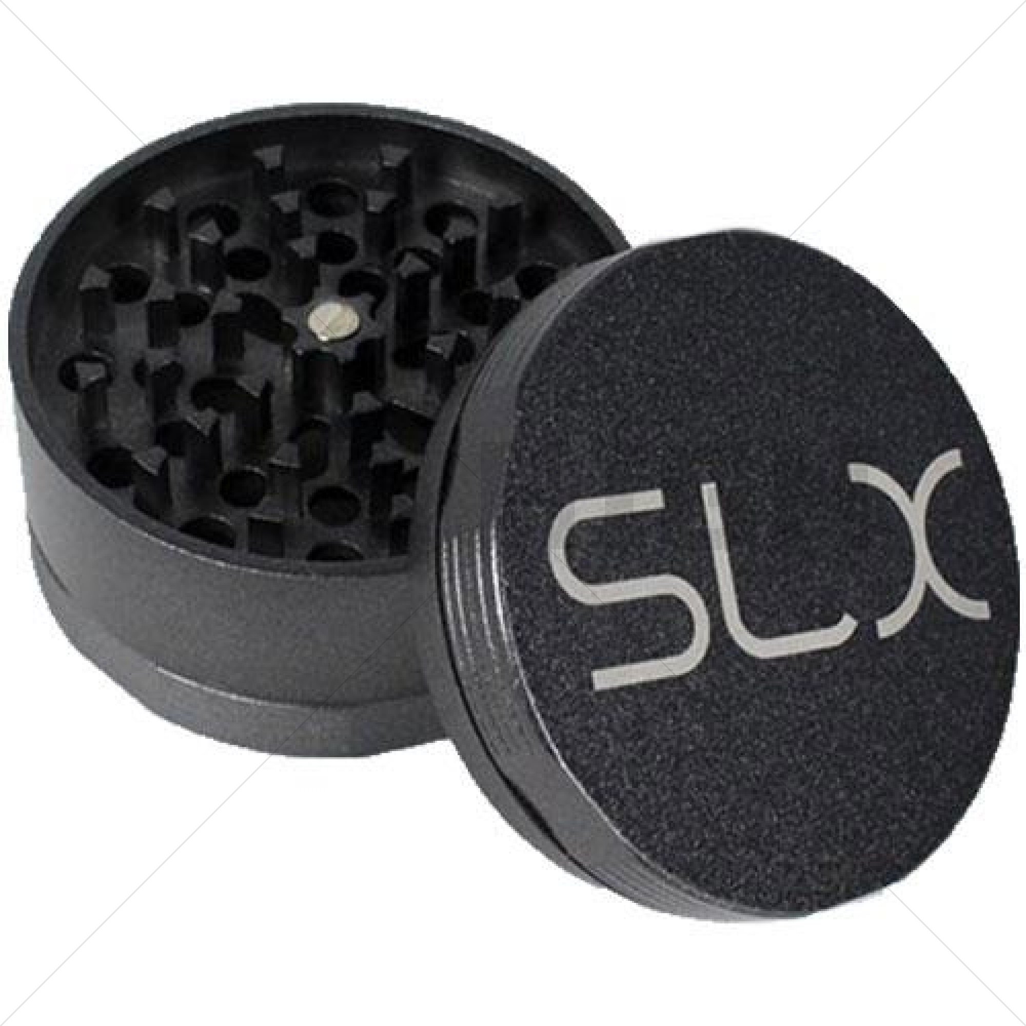 SLX Grinder Aluminium Non Sticky 62 mm - Black